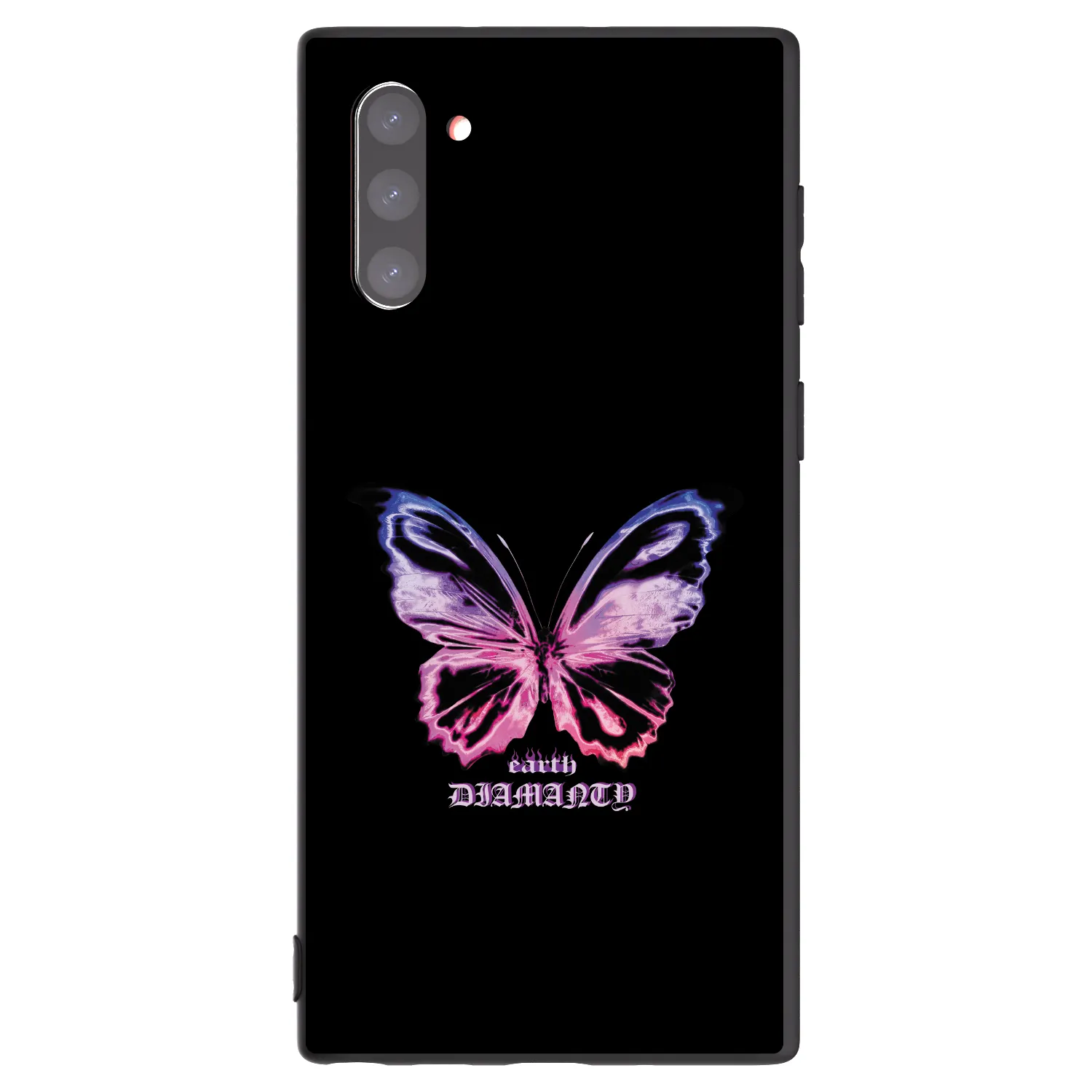 Picasee silikónový čierny obal pre Samsung Galaxy Note 10 N970F - Diamanty Purple