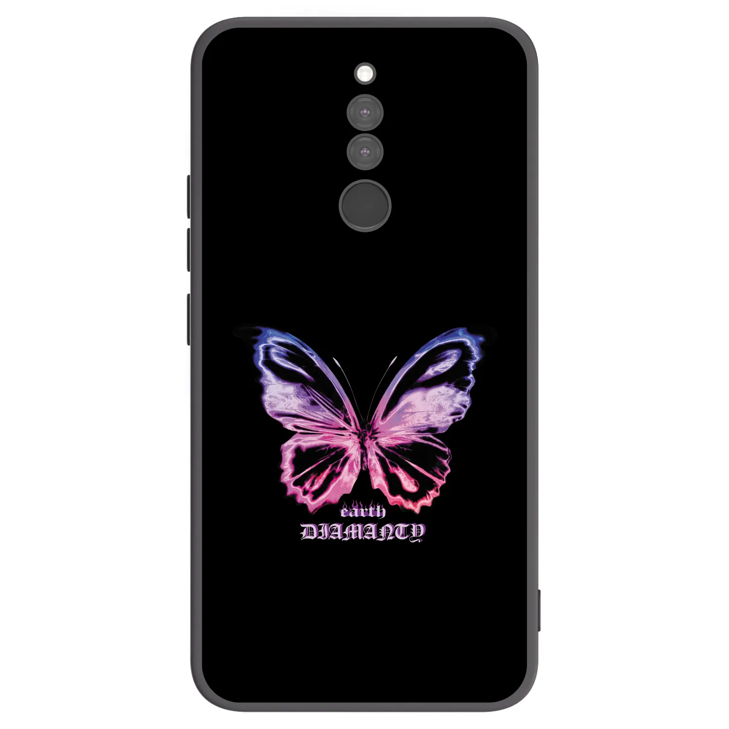 Picasee silikónový čierny obal pre Xiaomi Redmi 8 - Diamanty Purple