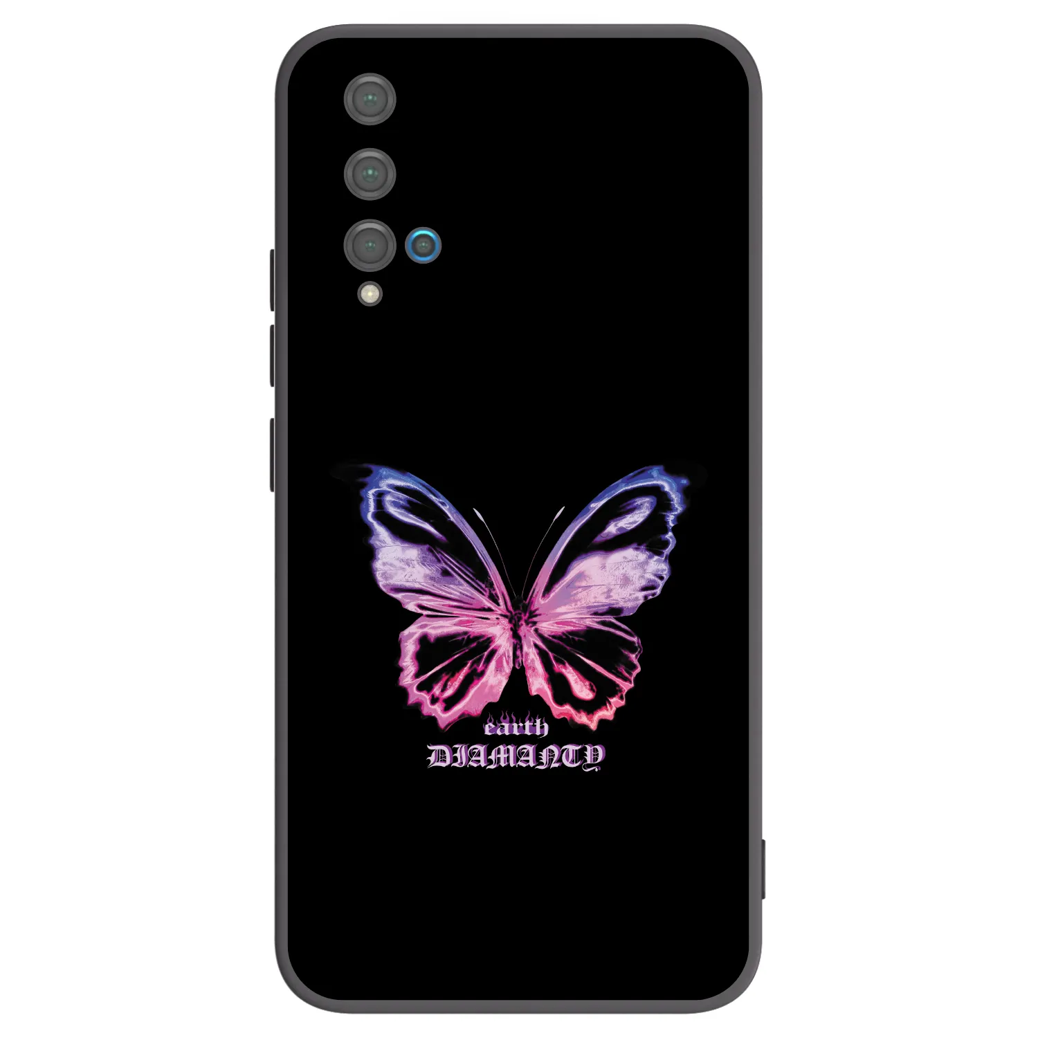 Picasee silikónový čierny obal pre Huawei Nova 5T - Diamanty Purple