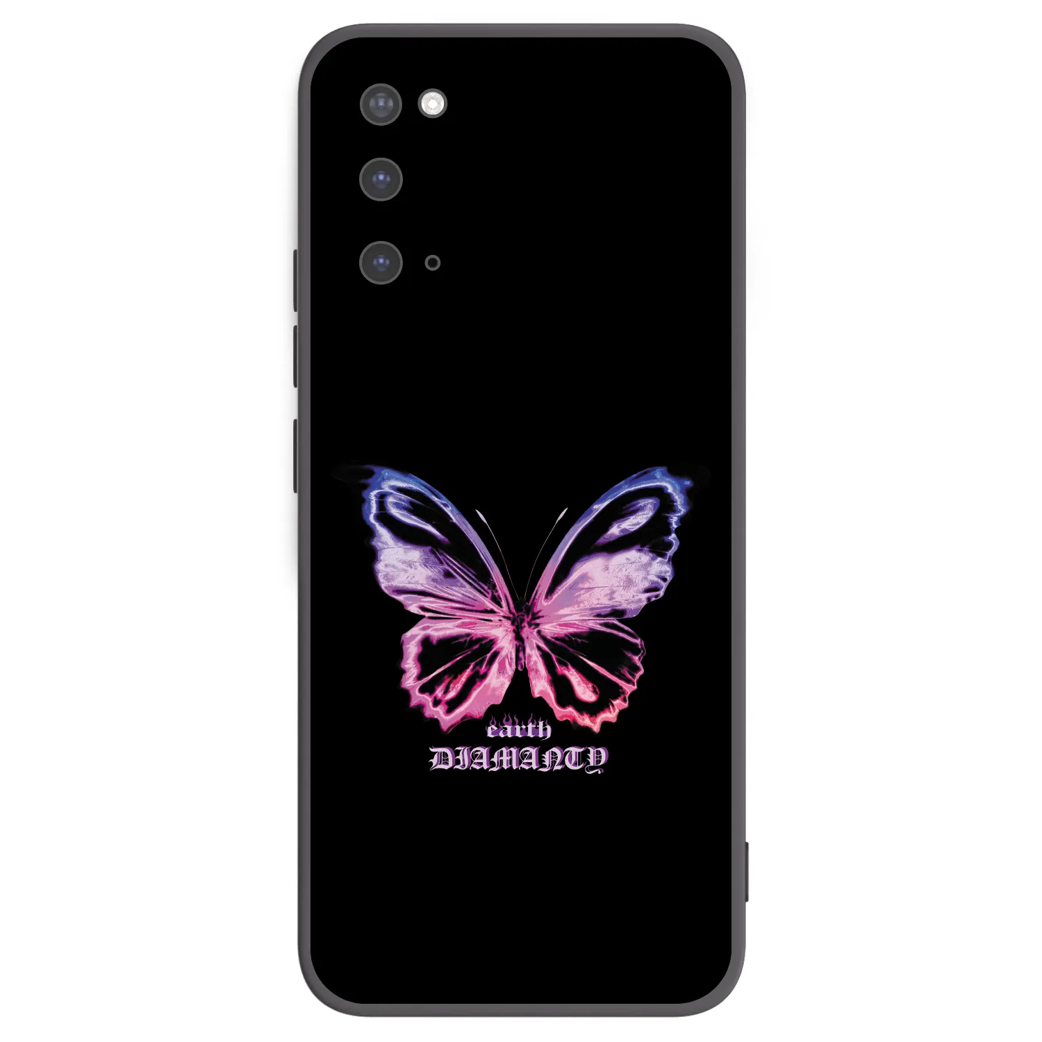 Picasee silikónový čierny obal pre Samsung Galaxy S20 G980F - Diamanty Purple