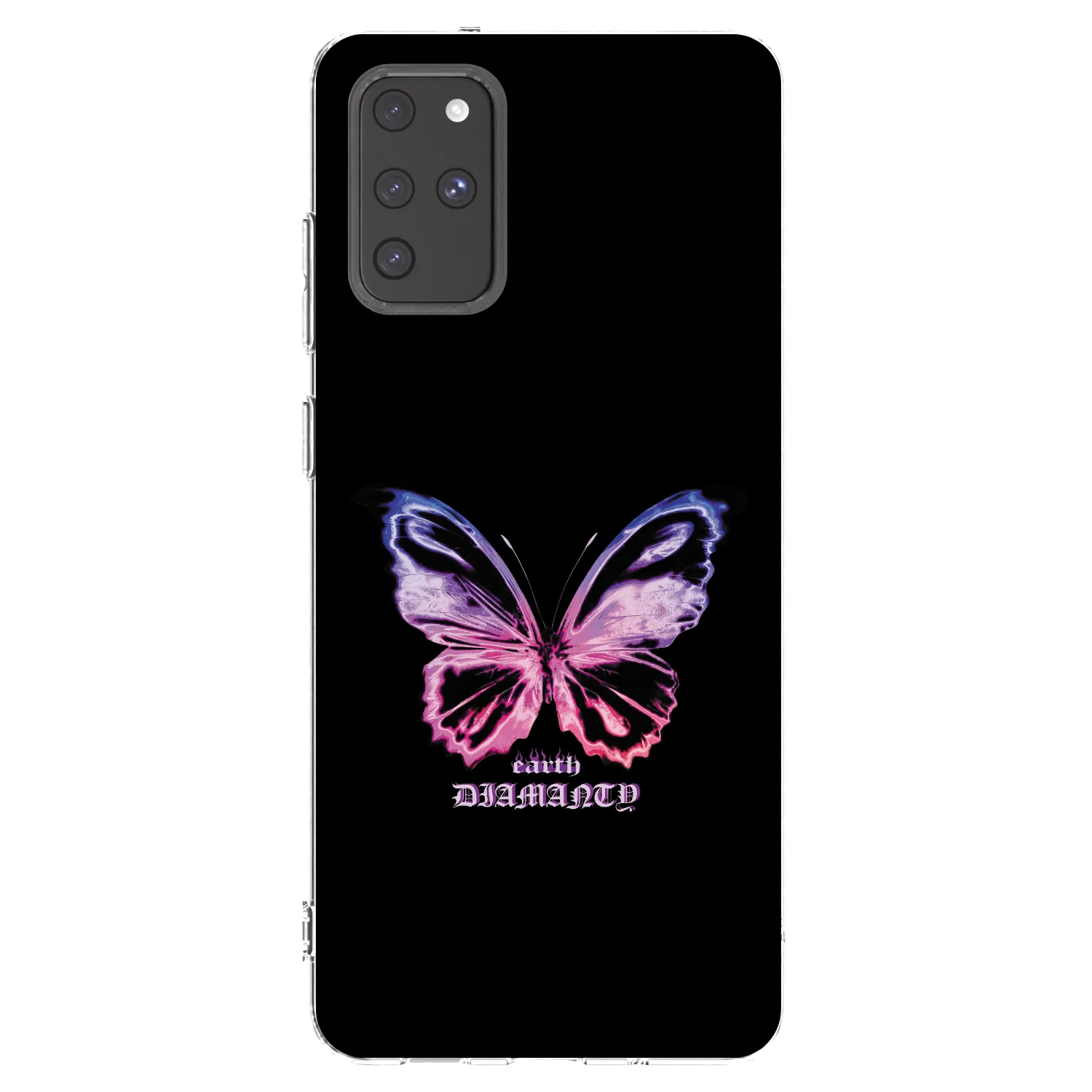 Picasee silikónový prehľadný obal pre Samsung Galaxy S20+ G985F - Diamanty Purple