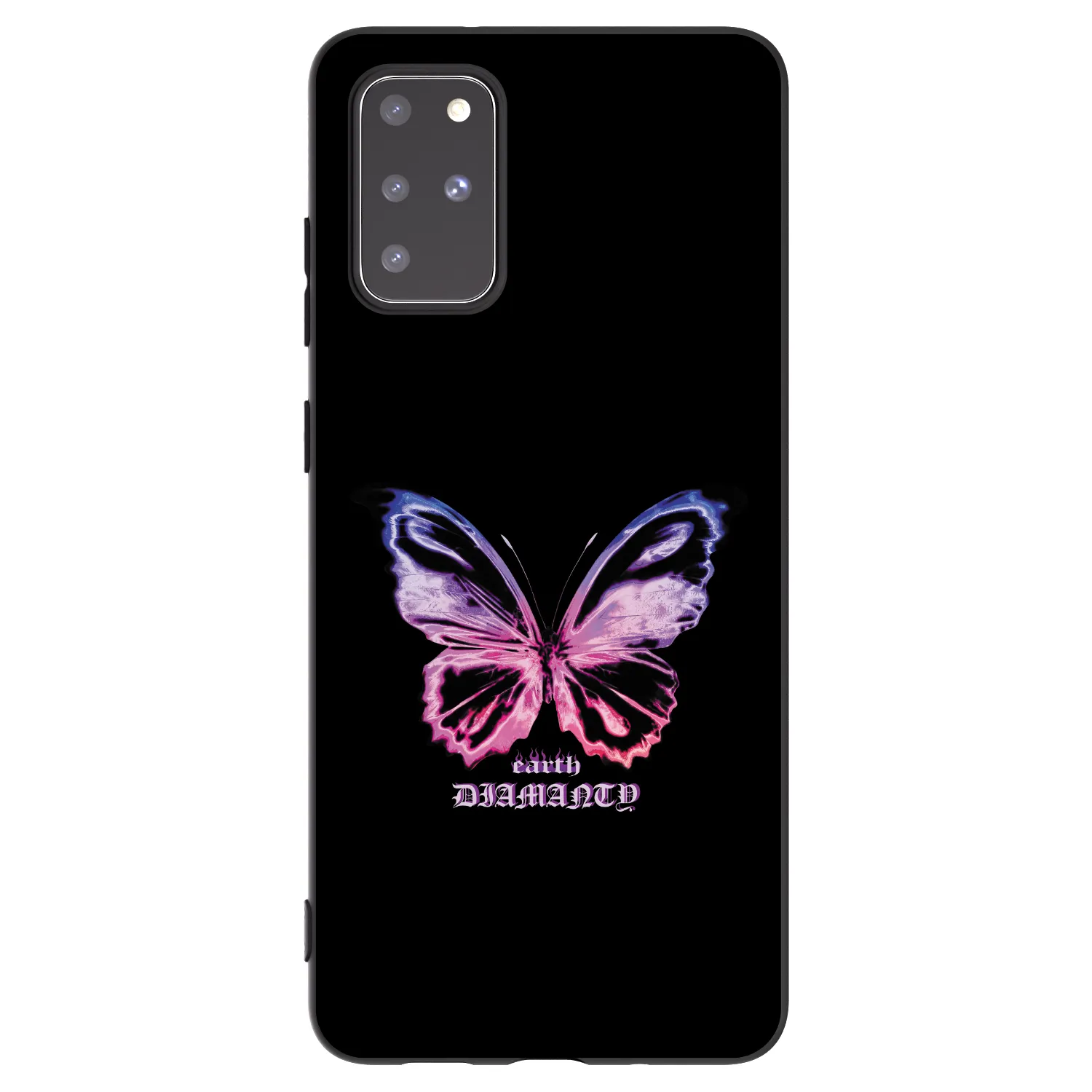 Picasee silikónový čierny obal pre Samsung Galaxy S20+ G985F - Diamanty Purple