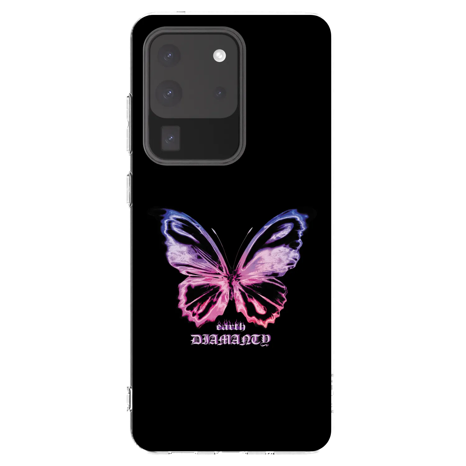Picasee silikónový prehľadný obal pre Samsung Galaxy S20 Ultra 5G G988F - Diamanty Purple