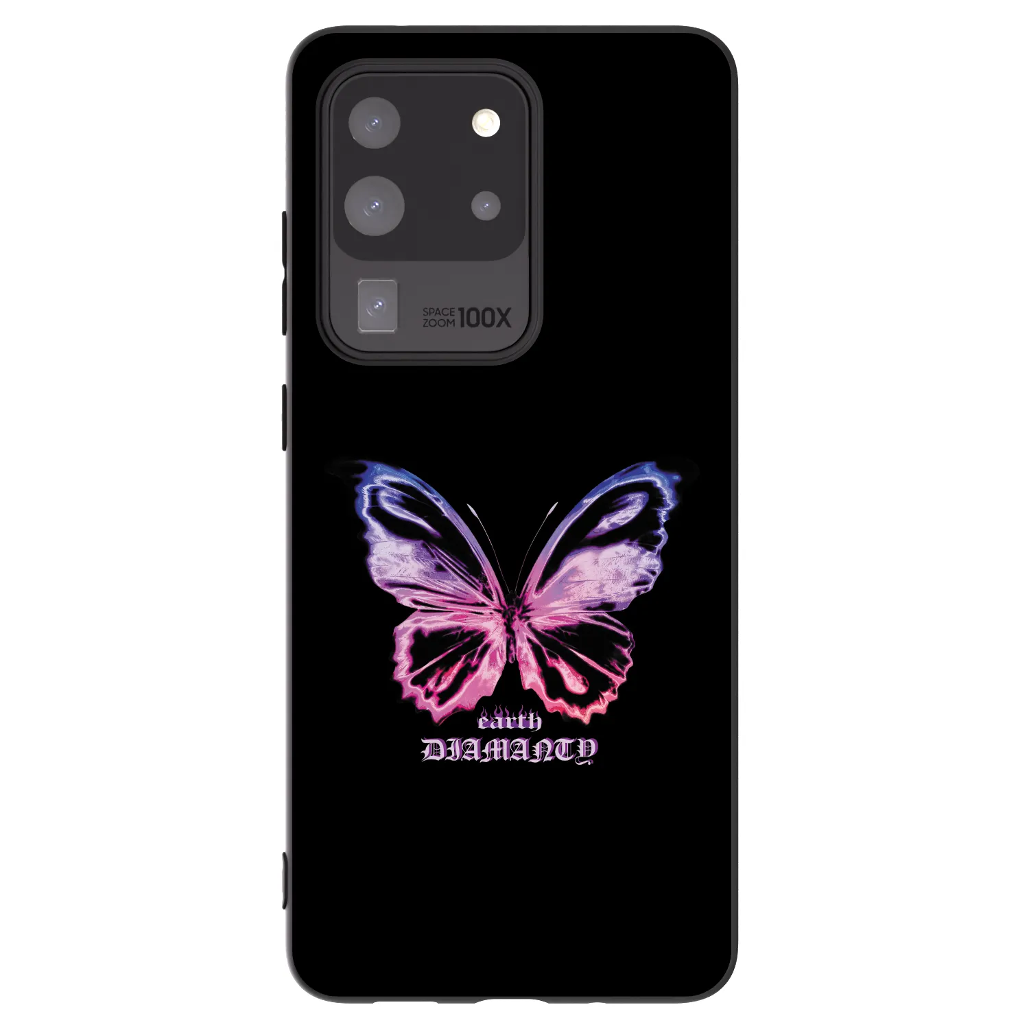 Picasee silikónový čierny obal pre Samsung Galaxy S20 Ultra 5G G988F - Diamanty Purple