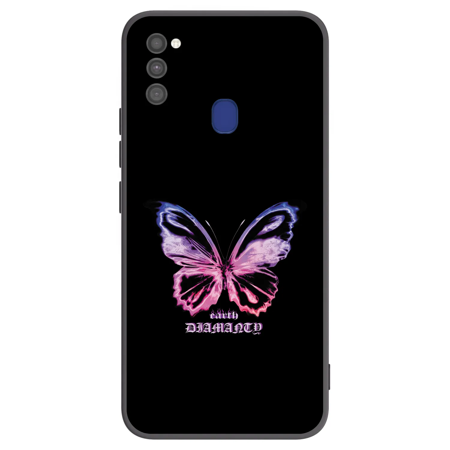 Picasee silikónový čierny obal pre Samsung Galaxy M21 M215F - Diamanty Purple