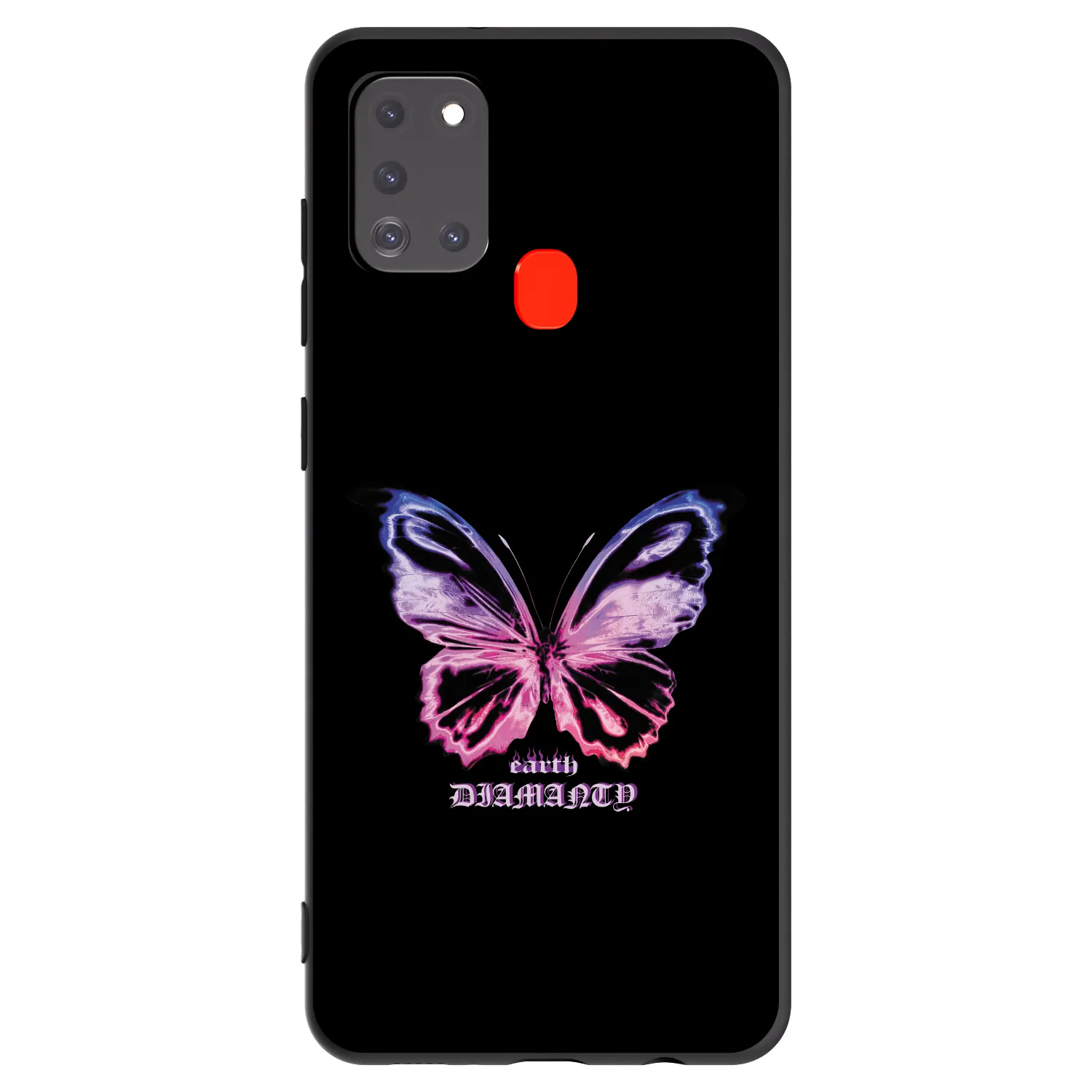 Picasee silikónový čierny obal pre Samsung Galaxy A21s - Diamanty Purple