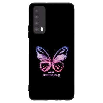Picasee silikónový čierny obal pre Huawei P Smart 2021 - Diamanty Purple