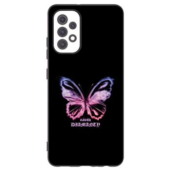 Picasee silikónový čierny obal pre Samsung Galaxy A32 5G A326B - Diamanty Purple