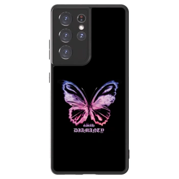 Obal pre Samsung Galaxy S21 Ultra 5G G998B - Diamanty Purple