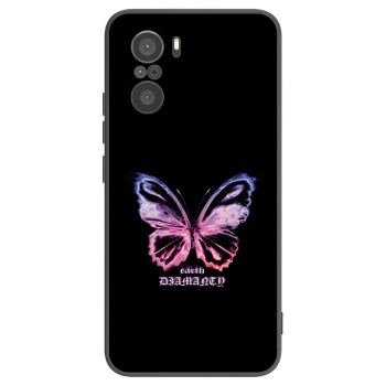 Picasee silikónový čierny obal pre Xiaomi Poco F3 - Diamanty Purple