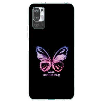 Picasee silikónový prehľadný obal pre Xiaomi Redmi Note 10 5G - Diamanty Purple