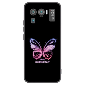 Picasee silikónový čierny obal pre Xiaomi Mi 11 Ultra - Diamanty Purple