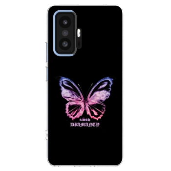 Picasee silikónový prehľadný obal pre Xiaomi 11T - Diamanty Purple