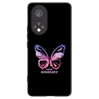 Picasee silikónový čierny obal pre Honor 50 5G - Diamanty Purple
