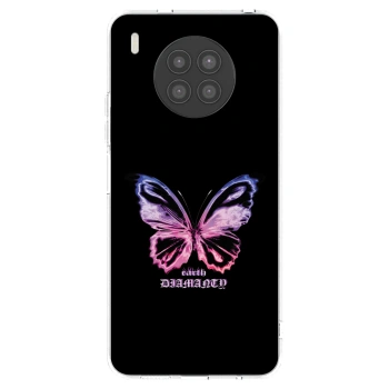 Picasee silikónový prehľadný obal pre Huawei Nova 8i - Diamanty Purple
