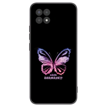 Picasee silikónový čierny obal pre Realme 8i - Diamanty Purple