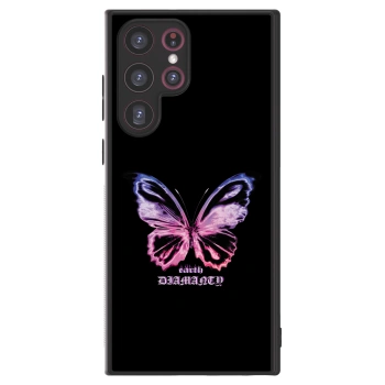 Picasee ULTIMATE CASE pro Samsung Galaxy S22 Ultra 5G - Diamanty Purple