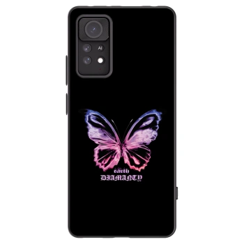 Picasee silikónový čierny obal pre Xiaomi Redmi Note 11 Pro 5G - Diamanty Purple