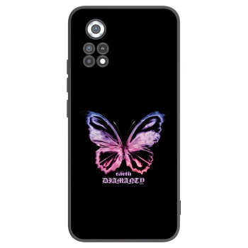 Picasee silikónový čierny obal pre Xiaomi Poco X4 Pro 5G - Diamanty Purple