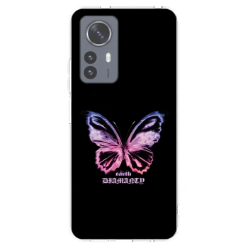 Picasee silikónový prehľadný obal pre Xiaomi 12 Pro - Diamanty Purple