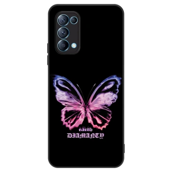 Obal pre OPPO Reno 5 5G - Diamanty Purple