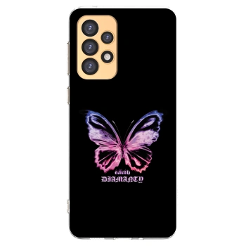 Picasee silikónový prehľadný obal pre Samsung Galaxy A33 5G A336 - Diamanty Purple