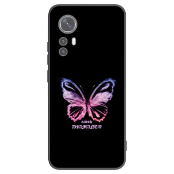 Picasee silikónový čierny obal pre Xiaomi 12X - Diamanty Purple