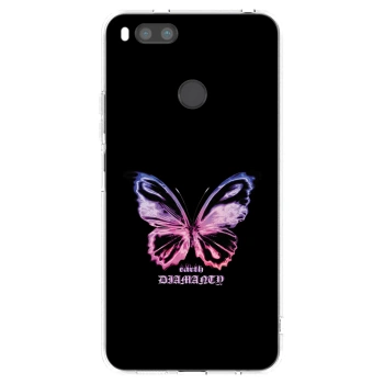 Picasee silikónový prehľadný obal pre Xiaomi Redmi A1 - Diamanty Purple