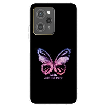 Picasee silikónový čierny obal pre Xiaomi Poco X5 Pro - Diamanty Purple