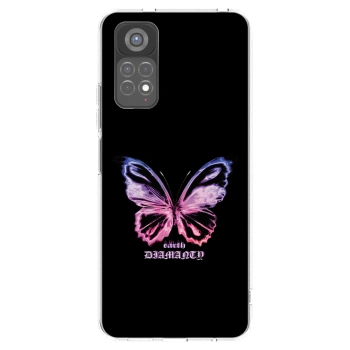 Picasee silikónový prehľadný obal pre Xiaomi Redmi Note 11S 5G - Diamanty Purple
