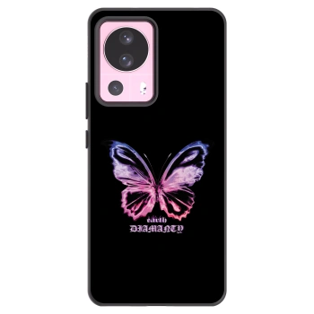 Picasee silikónový čierny obal pre Xiaomi 13 Lite - Diamanty Purple