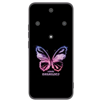 Picasee silikónový čierny obal pre Honor Magic5 Lite 5G - Diamanty Purple