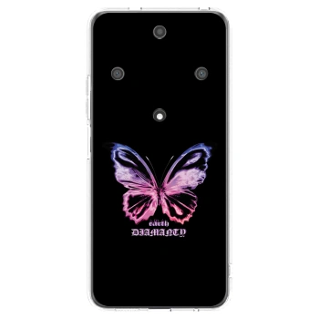 Picasee silikónový prehľadný obal pre Honor Magic5 Lite 5G - Diamanty Purple