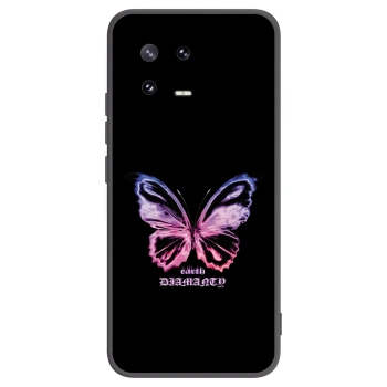 Picasee silikónový čierny obal pre Xiaomi 13 Pro - Diamanty Purple