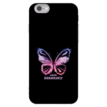 Picasee silikónový prehľadný obal pre Apple iPhone 6/6S - Diamanty Purple