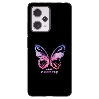 Picasee silikónový čierny obal pre Xiaomi Redmi Note 12 Pro+ 5G - Diamanty Purple