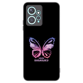 Picasee silikónový čierny obal pre Xiaomi Redmi Note 12 4G - Diamanty Purple