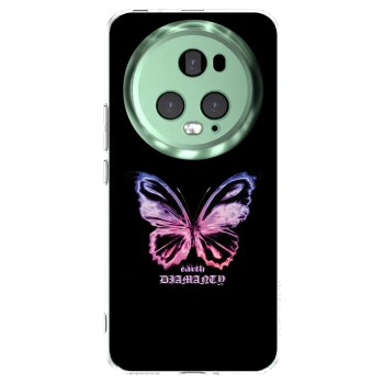Picasee silikónový prehľadný obal pre Honor Magic5 Pro - Diamanty Purple
