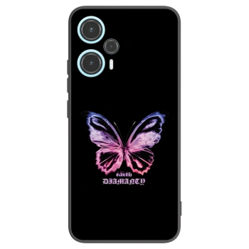 Picasee silikónový čierny obal pre Xiaomi Poco F5 - Diamanty Purple