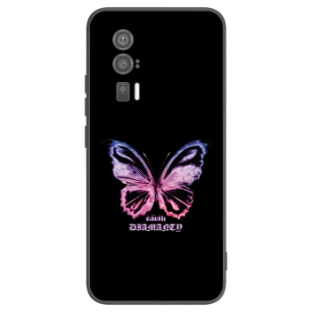 Picasee silikónový čierny obal pre Xiaomi Poco F5 Pro 5G - Diamanty Purple