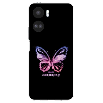 Picasee silikónový prehľadný obal pre Honor 90 Lite 5G - Diamanty Purple