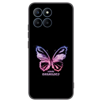 Picasee silikónový čierny obal pre Honor 70 Lite - Diamanty Purple