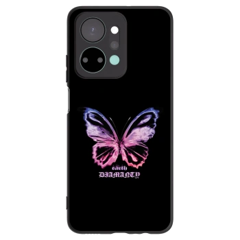 Picasee silikónový čierny obal pre Honor X7a - Diamanty Purple
