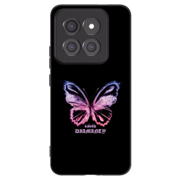 Picasee silikónový čierny obal pre Xiaomi 14 Pro - Diamanty Purple