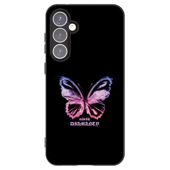 Picasee silikónový čierny obal pre Samsung Galaxy S23 FE S711B - Diamanty Purple
