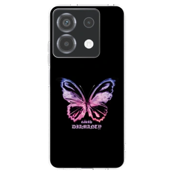 Picasee silikónový prehľadný obal pre Xiaomi Poco X6 - Diamanty Purple