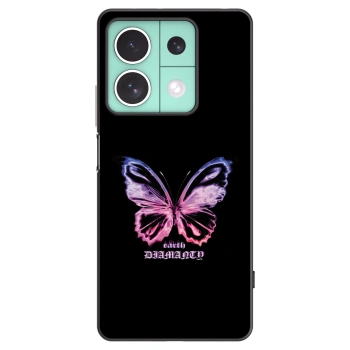 Picasee silikónový čierny obal pre Xiaomi Redmi Note 13 5G - Diamanty Purple