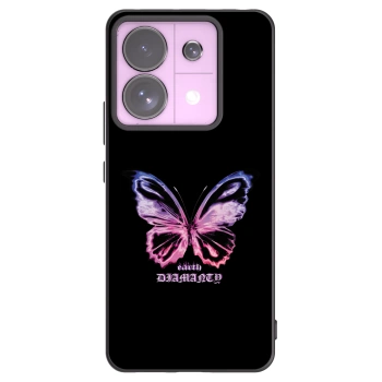 Picasee silikónový čierny obal pre Xiaomi Redmi Note 13 Pro 5G - Diamanty Purple