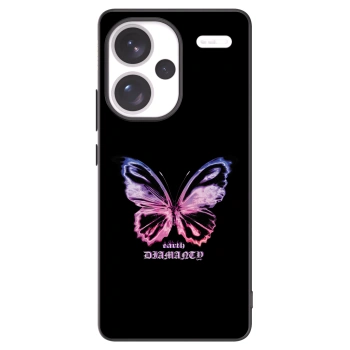 Picasee silikónový čierny obal pre Xiaomi Redmi Note 13 Pro+ 5G - Diamanty Purple