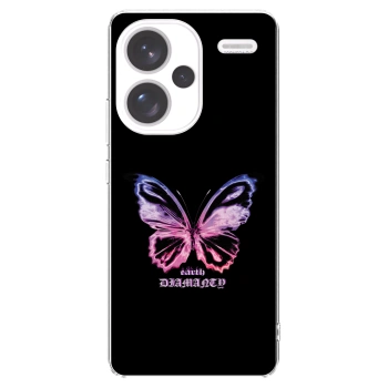 Picasee silikónový prehľadný obal pre Xiaomi Redmi Note 13 Pro+ 5G - Diamanty Purple